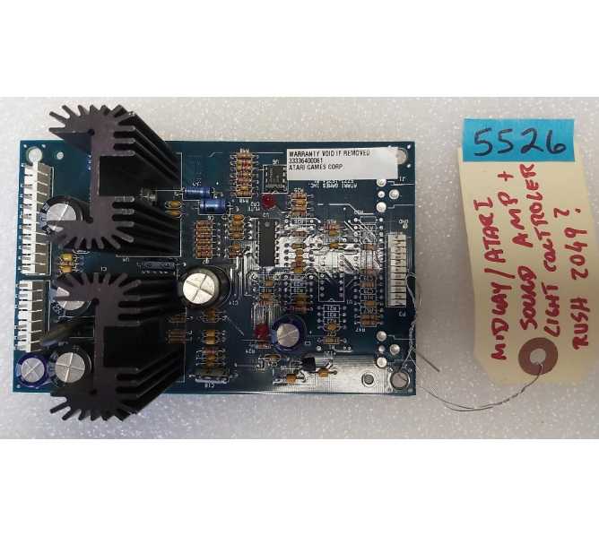 MIDWAY ATARI Arcade Machine Game PCB Printed Circuit SOUND AMP Board #5526 for sale  