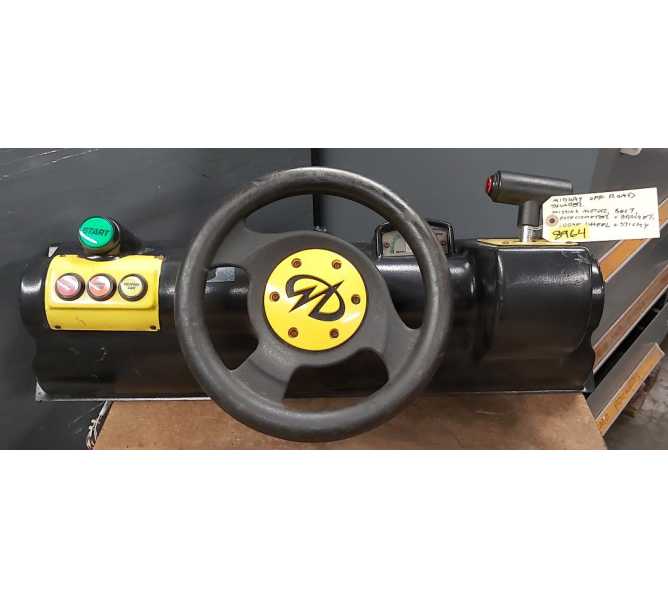 MIDWAY OFFROAD THUNDER Arcade Game STEERING CONTROL PANEL ASSEMBLY #8964 