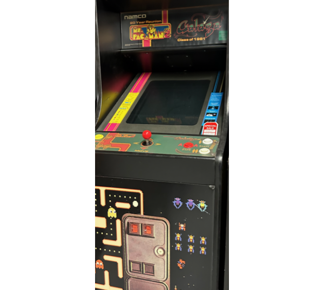 MS. PAC-MAN/GALAGA CLASS OF 1981 25" Arcade Machine Game for sale  