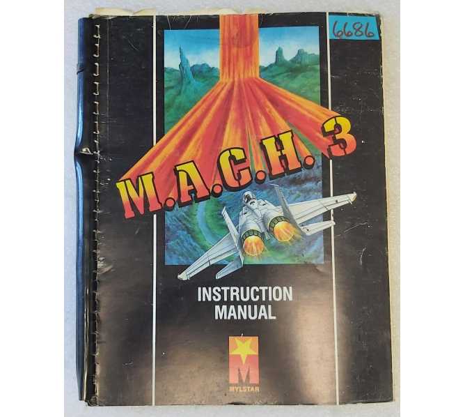 MYLSTAR M.A.C.H. 3 Arcade Game INSTRUCTION MANUAL #6686 