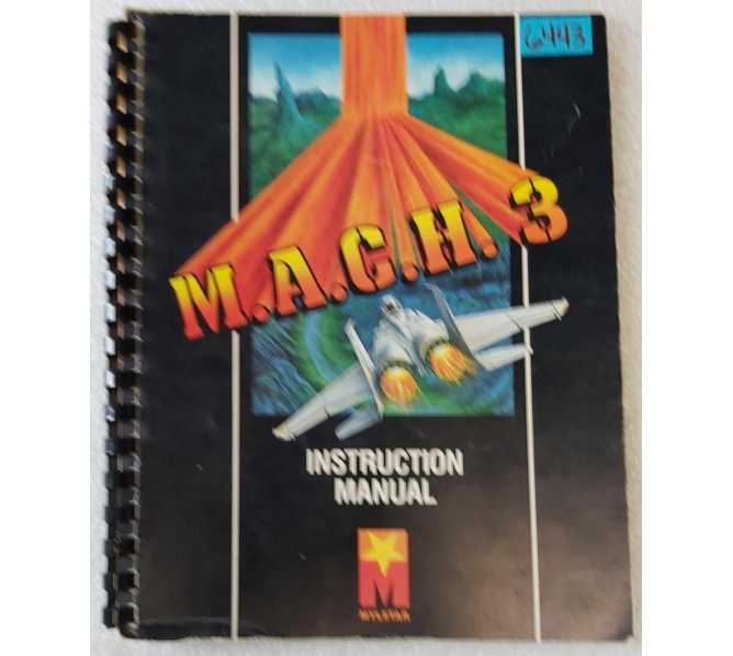 MYLSTAR M.A.C.H.3 Arcade Game INSTRUCTION Manual #6443 