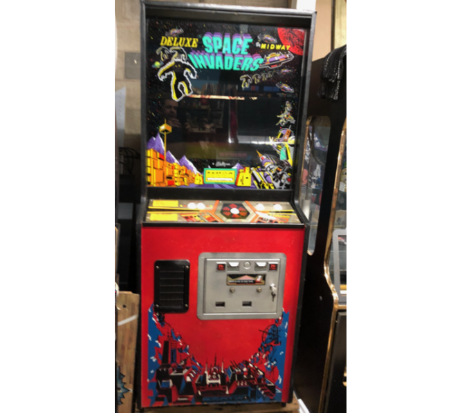 Midway's SPACE INVADERS DELUXE Upright Arcade Game for sale  