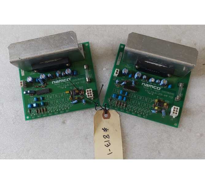 NAMCO Arcade Game Equalizer Amplifier Boards #2462960101 (813-1) 
