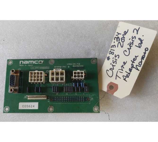 NAMCO CRISIS ZONE, TIME CRISIS 2 Arcade Game ADAPTER Board #V185B EMI (813-34) 