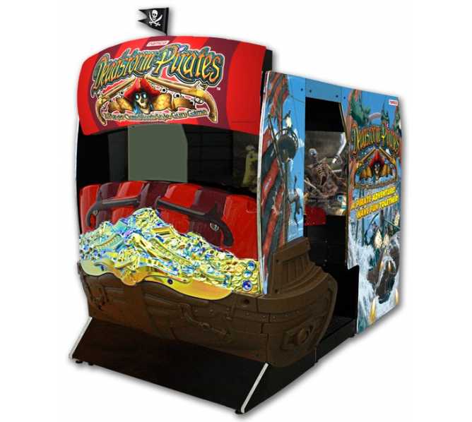 NAMCO DEADSTORM PIRATES DELUXE Arcade Shooting Game for sale - THEATER CABINET!