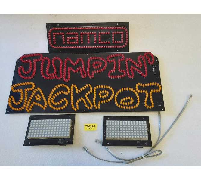 NAMCO JUMPIN' JACKPOT Redemption Arcade LIGHT Board Lot #7579 