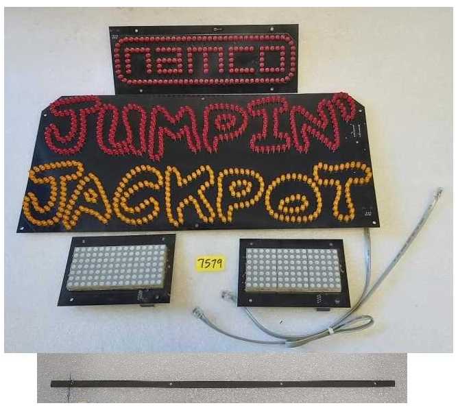 NAMCO JUMPIN' JACKPOT Redemption Arcade LIGHT Board Lot #7579