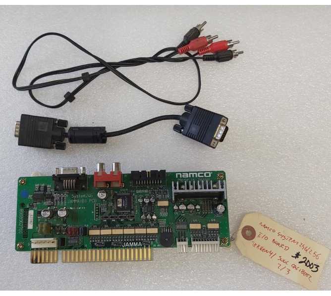 NAMCO TEKKEN 4, SOUL CALIBUR 2 & 3 Arcade Game SYSTEM 246/256 IO Board #8908962700 (2003) 