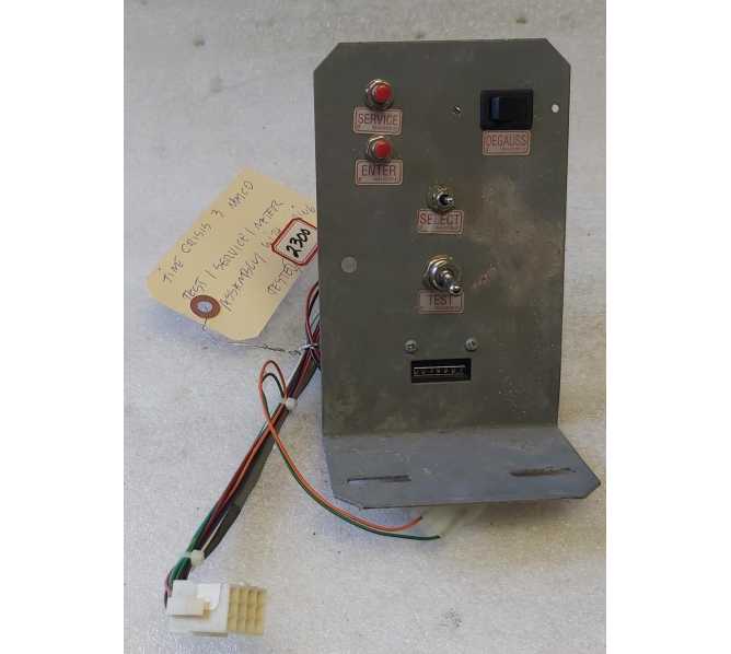 NAMCO TIME CRISIS 3 Arcade Game TEST, SERVICE, METER Assembly w WIRING (2300) 
