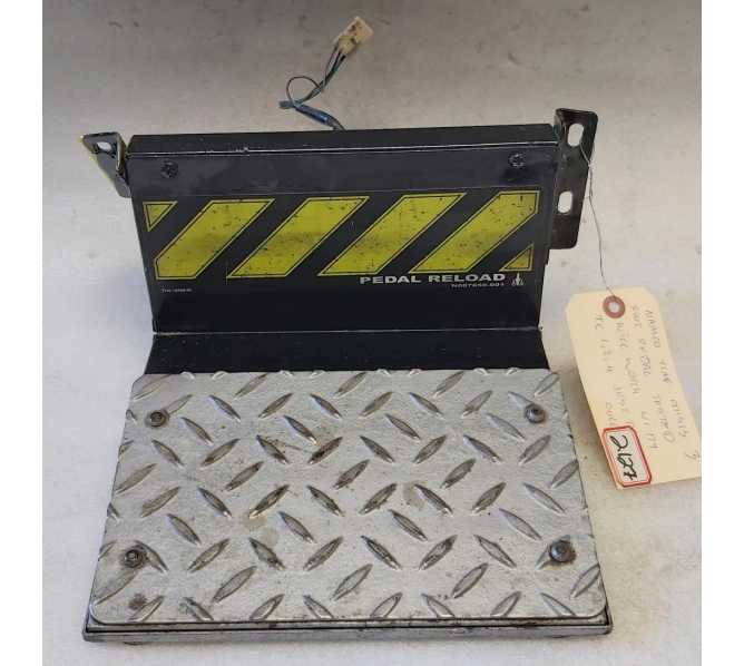 NAMCO TIME CRISIS II, 3, 4 Arcade Game FOOT PEDAL RELOAD Assembly #N007650-001 (2127) 