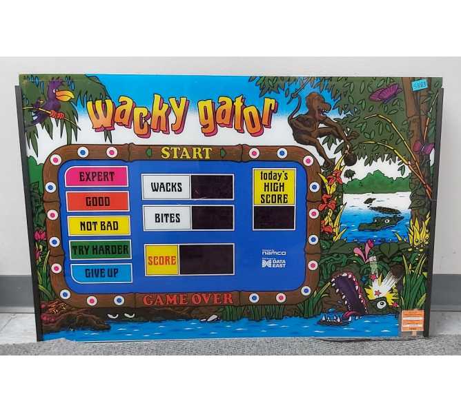 NAMCO WACKY GATOR Redemption Arcade Game SCOREBOARD ASSEMBLY #5883 