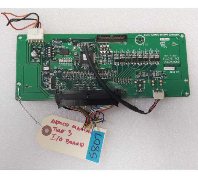 NAMCO WANGAN MIDNIGHT MAXIMUM TUNE 3 Arcade Game Machine PCB Printed Circuit I/O Board #5807 for sale 