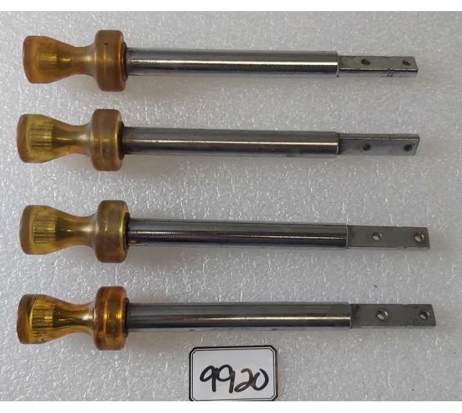 NATIONAL 222 Cigarette Vending Machine PULL HANDLES - 7 1/8 in - Lot of 4 #9920 