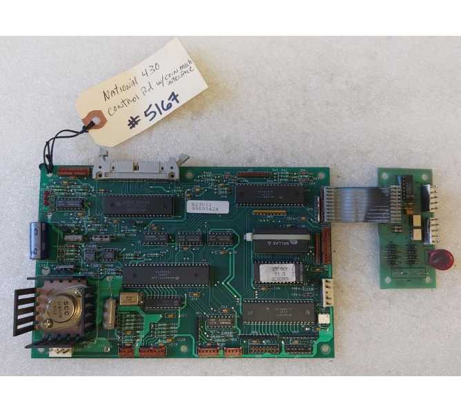 NATIONAL VENDORS 430 COLD FOOD Vending Machine MAIN CONTROL Board #9989542A w Coin Mech Interface (5167) 