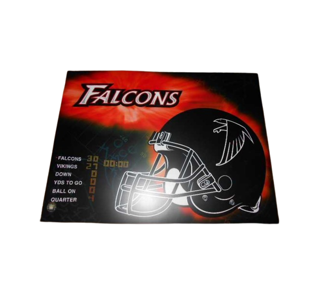 STERN NFL FALCONS Pinball Machine Translite #830-5273-XX (11150)