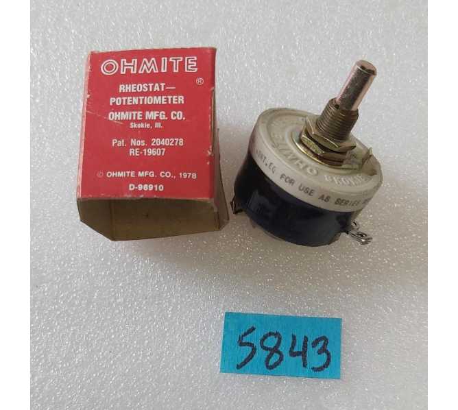 OHMITE 2040278 RE-19607 Rheostat Potentiometer #5843  