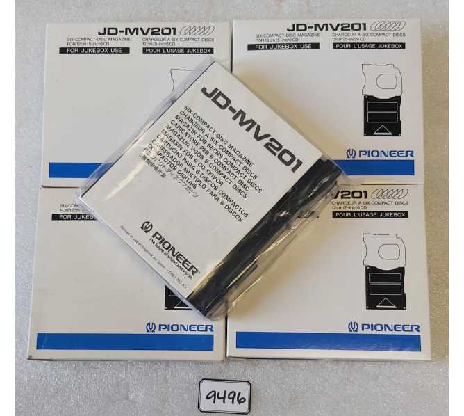 PIONEER 6 DISC MULTI-PLAY CD CARTRIDGE MAGAZINE #JD-MV201 (9496) 