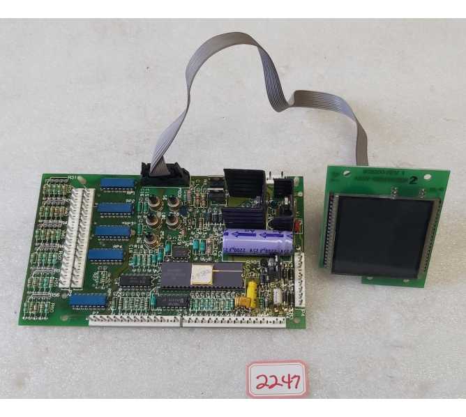 POLY VEND Vending Machine CONTROL Board #908801 & DISPLAY Board #08800 (2247) 