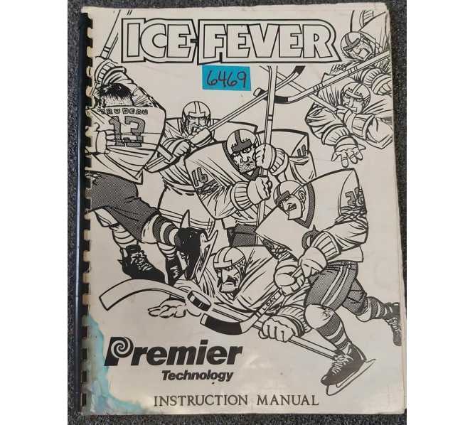 PREMIER ICE FEVER Arcade Game INSTRUCTION Manual #6469  