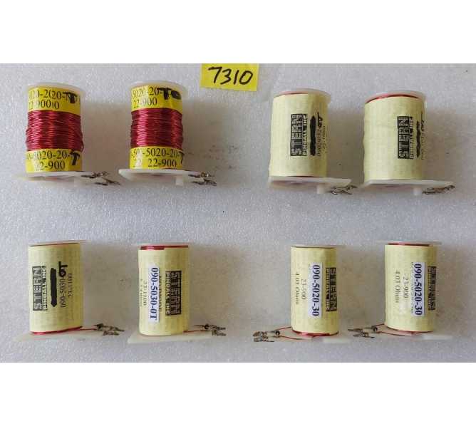Pinball Machine COIL SOLENOID Mixed Lot of 8 (7310)  