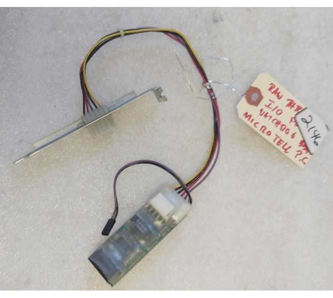 RAW THRILLS Arcade Game WATCHDOG MICROTEL IO POWER DRIVER Board #PCB1067A (2146)