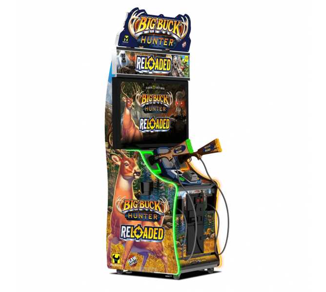 RAW THRILLS BIG BUCK HUNTER RELOADED 42" Mini Offline Arcade Game for sale