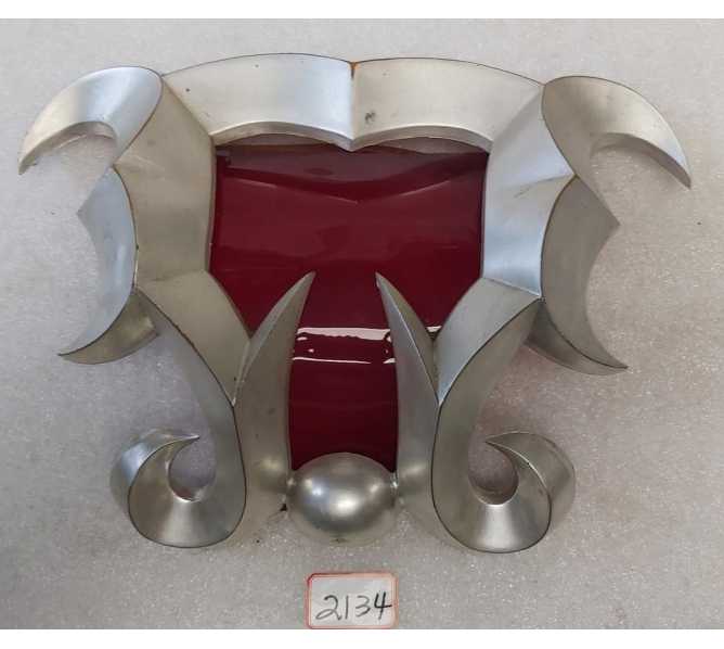 ROCK-OLA or WURLITZER Jukebox TOP CENTER PLASTIC w RED FILM (2134) 