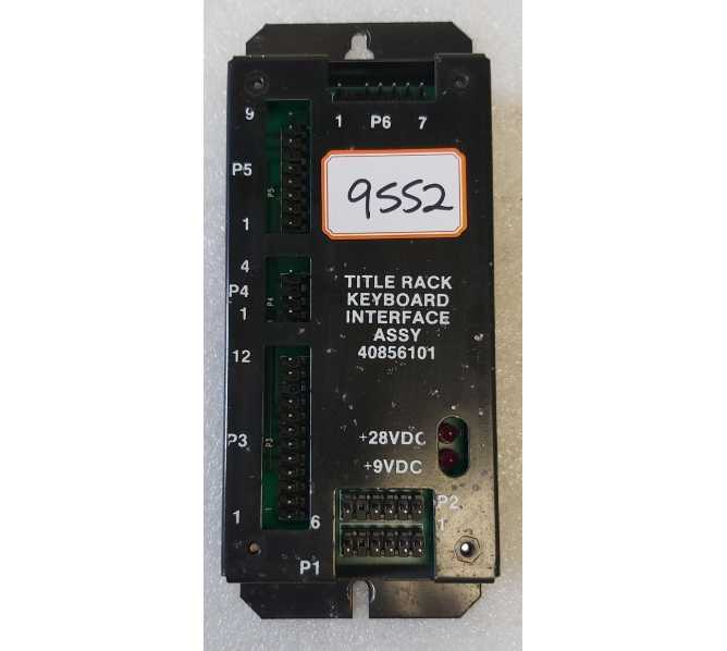 ROWE AMI Jukebox TITLE RACK KEYBOARD INTERFACE ASSEMBLY #40856101 (9552)  