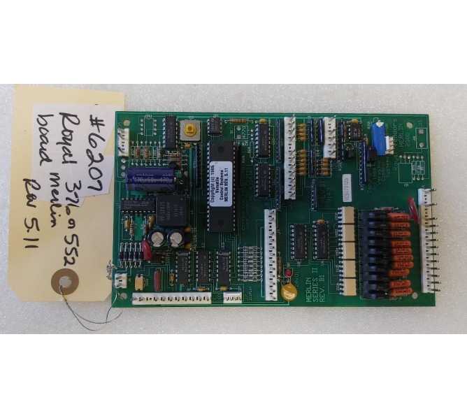 ROYAL 376 552 SODA Vending Machine VERSATILE MERLIN Rev. 5.11 Board #6207