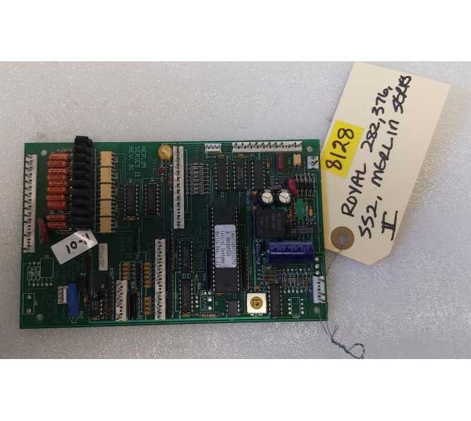 ROYAL VENDORS SODA 282, 376, 552 MERLIN SERIES II REV B1 Board #8128 