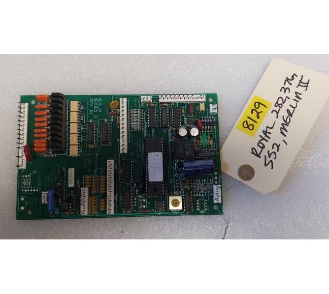 ROYAL VENDORS SODA 282, 376, 552 MERLIN SERIES II REV B1 Board #8129 