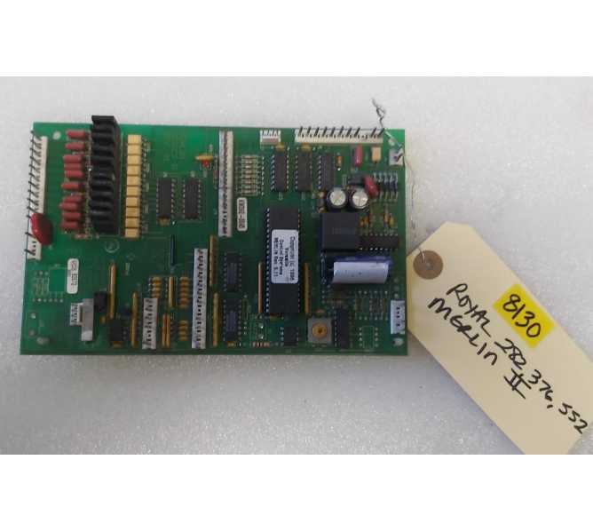 ROYAL VENDORS SODA 282, 376, 552 MERLIN SERIES II VERSATILE CHIP REV 5.11 Board #8130 