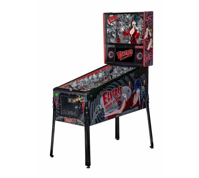 STERN ELVIRA'S HOUSE OF HORRORS BLOOD RED KISS EDITION Pinball Machine for sale