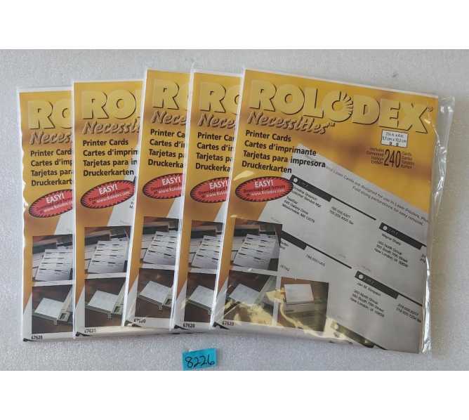 Rolodex Necessities 240 Laser Inkjet Printer Cards 67620 (8226)