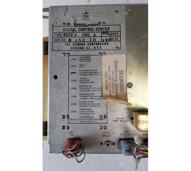 SEEBURG 45 Jukebox CONTROL CENTER #DCC4 (2282) 