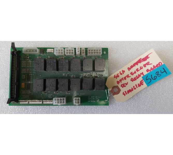 SEGA AFTERBURNER DELUXE Arcade Machine Game PCB Printed Circuit RELAY Board (Simuline) #5684 for sale