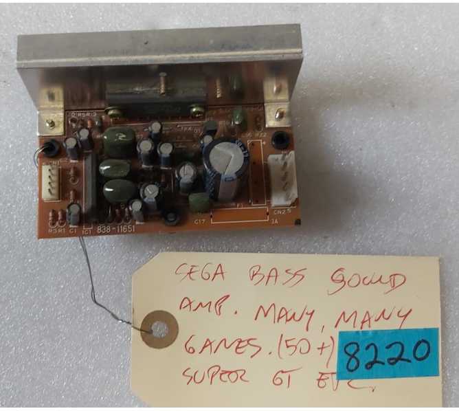 SEGA Arcade Game MODEL 3 SOUND AMP Board - #838-11651 (8220) 