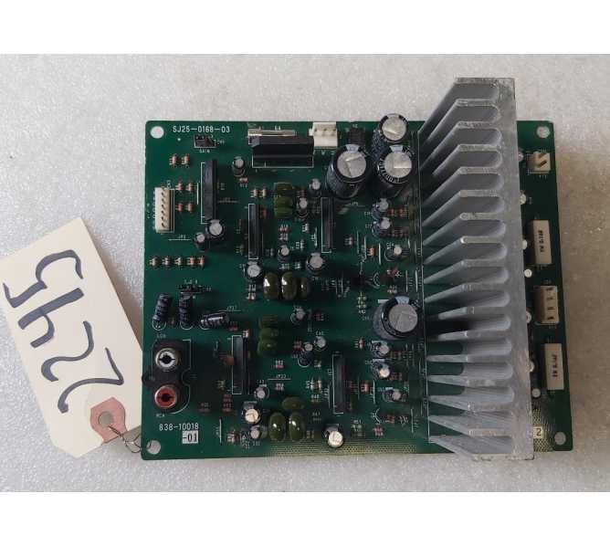 SEGA Arcade Game SOUND AMP Board #838-10018 (2245)