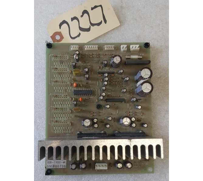 SEGA Arcade Game SOUND AMP Board #838-11650-44 (2227)