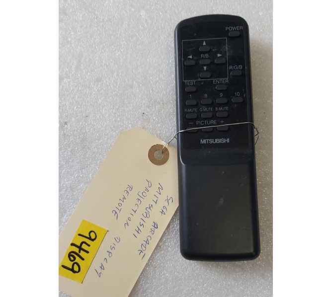 SEGA Arcade MITSUBISHI PROJECTION DISPLAY REMOTE CONTROL #9469 