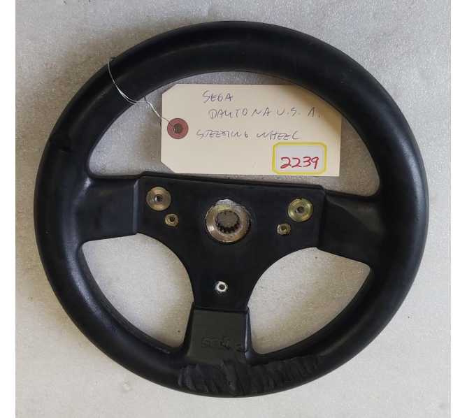 SEGA DAYTONA USA Arcade Game STEERING WHEEL (2239) 