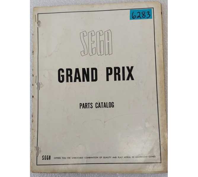 SEGA GRAND PRIX Arcade Game Parts Catalog #6283 