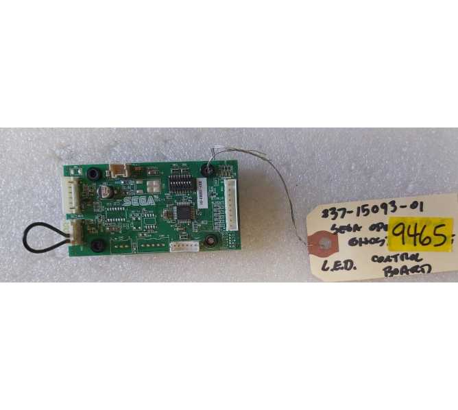 SEGA OPERATION GHOST Arcade Game LED CONTROL Board #837-15093-01 (9465) 