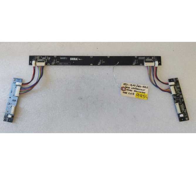 SEGA OPERATION GHOST Arcade Game SIDE LED Boards #837-15141 & 837-15142 (9454)