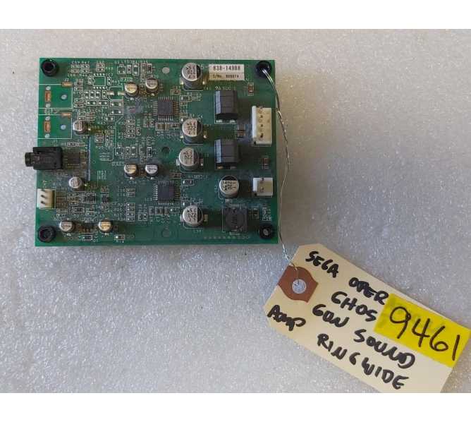 SEGA OPERATION GHOST Arcade Game SOUND AMP #839-1383 (9461)