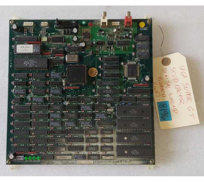 SEGA SUPER GT / SCUD RACER Arcade Game DIGITAL SOUND Board #837-12941 (8196)