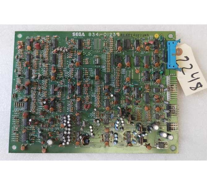 SEGA TURBO Arcade Game SOUND Board #834-0123 (2248)