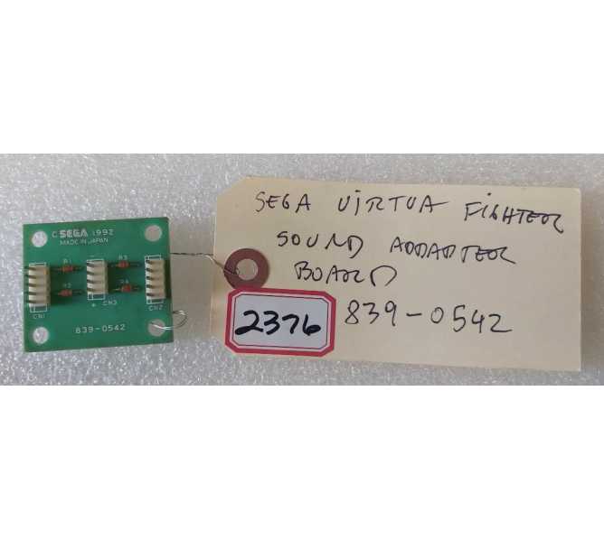 SEGA VIRTUA FIGHTER Arcade Game SOUND ADAPTER Board #839-0542 (2376)