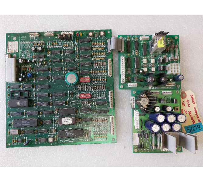 SMART INDUSTRIES SHOOT TO WIN JUNIOR BASKETBALL Arcade Machine Game PCB Printed Circuit Board Set #5678 for sale 