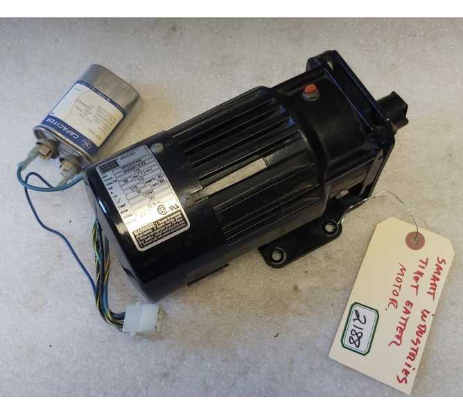 SMART INDUSTRIES TICKET CENTER Arcade Machine SHREDDER MOTOR (2188)